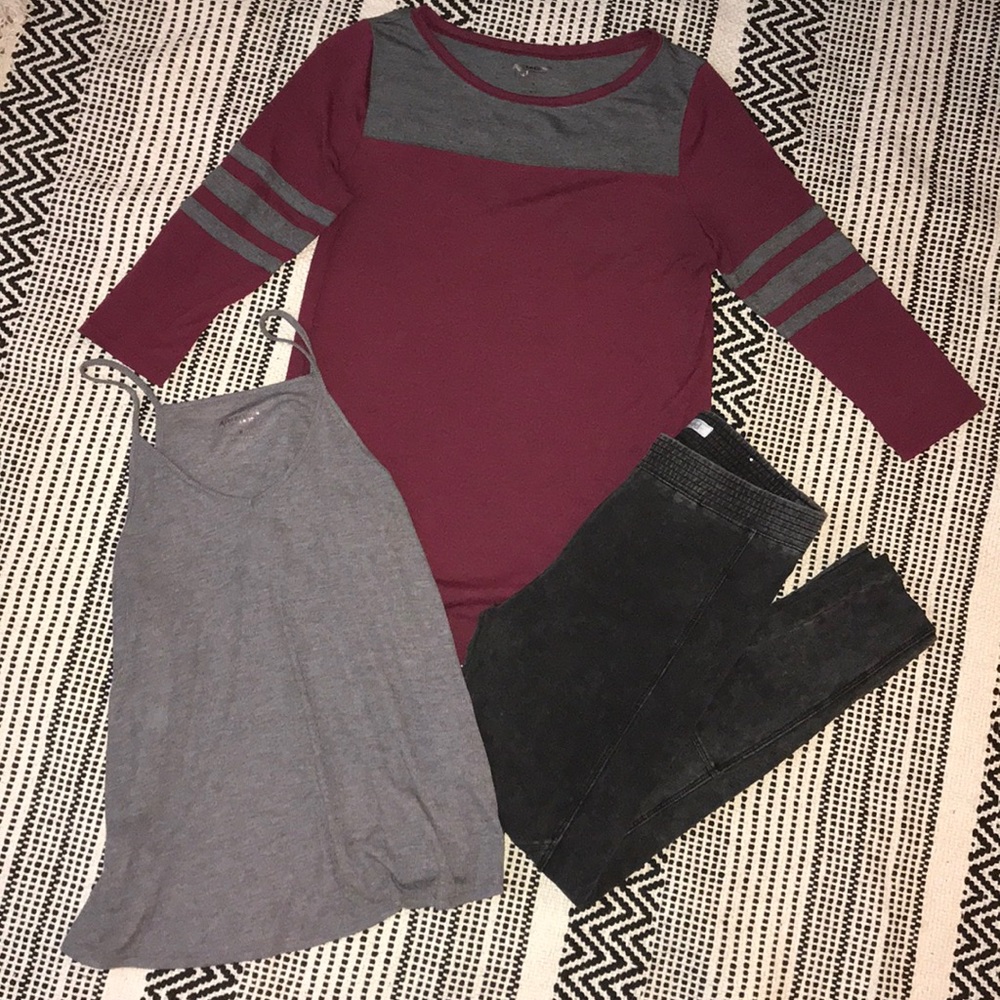 Arizona & Mudd Legging & Shirts